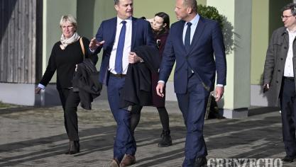 <p>Verteidigungsminister Theo Francken in Eupen</p>
