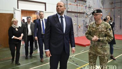 <p>Verteidigungsminister Theo Francken in Eupen</p>

