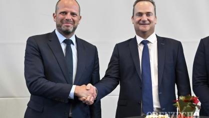 <p>Verteidigungsminister Theo Francken in Eupen</p>
