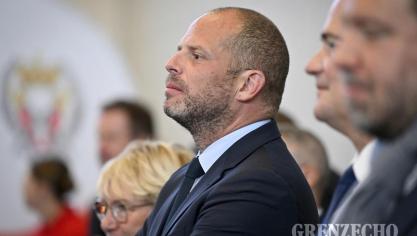 <p>Verteidigungsminister Theo Francken in Eupen</p>
