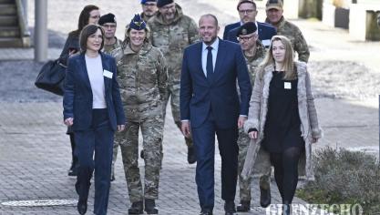 <p>Verteidigungsminister Theo Francken in Eupen</p>
