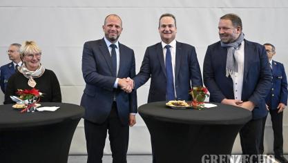 <p>Verteidigungsminister Theo Francken in Eupen</p>
