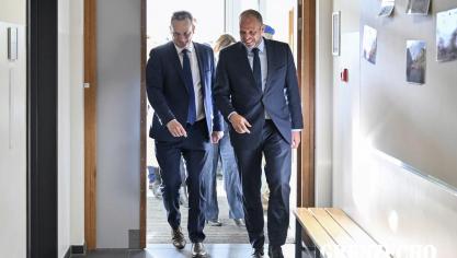 <p>Verteidigungsminister Theo Francken in Eupen</p>
