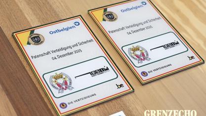 <p>Verteidigungsminister Theo Francken in Eupen</p>
