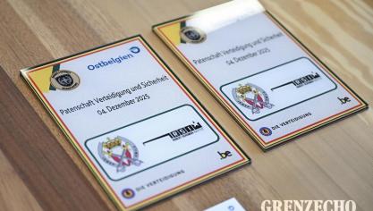 <p>Verteidigungsminister Theo Francken in Eupen</p>
