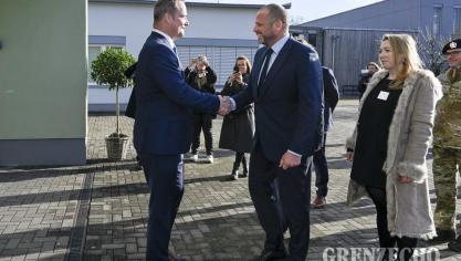 <p>Verteidigungsminister Theo Francken in Eupen</p>
