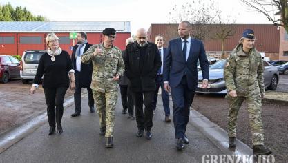 <p>Verteidigungsminister Theo Francken in Eupen</p>
