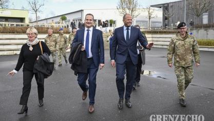 <p>Verteidigungsminister Theo Francken in Eupen</p>

