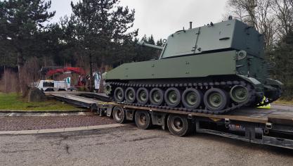 <p>Die Haubitze wurde einer Frischzellenkur unterzogen.</p>