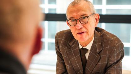 <p>Gesundheits- und Sozialminister Frank Vandenbroucke im GrenzEcho-Interview</p>