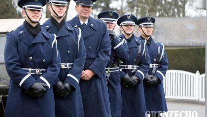 <p>Gedenkfeiern zur Ardennenoffensive in St.Vith</p>
