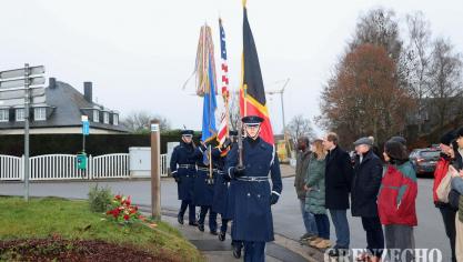<p>Gedenkfeiern zur Ardennenoffensive in St.Vith</p>
