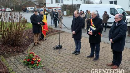 <p>Gedenkfeiern zur Ardennenoffensive in St.Vith</p>
