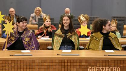 <p>Empfang der Sternsinger im Parlament der DG 2026</p>
