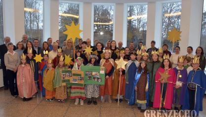 <p>Empfang der Sternsinger im Parlament der DG 2026</p>
