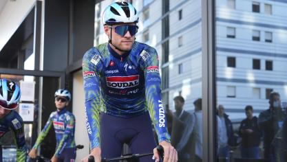 <p>Laurenz Rex im „Wolfpack“-Trikot: Der Wechsel von Intermarché-Wanty zu Soudal-Quick Step ist für den Ostbelgier ein wichtiger Schritt und eröffnet ihm neue Möglichkeiten.</p>