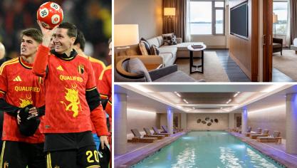 <p>Die Rote Teufel logieren im Luxusquartier in Seattle.</p>