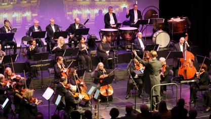 <p>Das Euro Symphonic Orchestra präsentierte sich in toller Verfassung.</p>