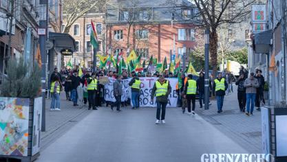 <p>Friedensdemo in Eupen</p>
