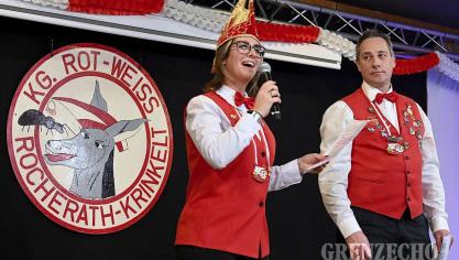 <p>Lachende Böschäsel Arena Rocherath</p>
