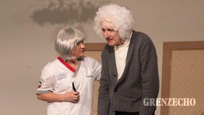<p>Theatergruppe Crombach mit „Die Physiker“</p>
