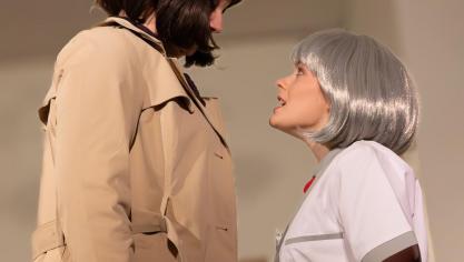 <p>Theatergruppe Crombach mit „Die Physiker“</p>
