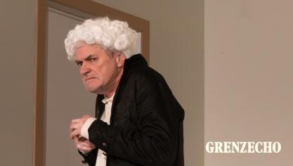 <p>Theatergruppe Crombach mit „Die Physiker“</p>
