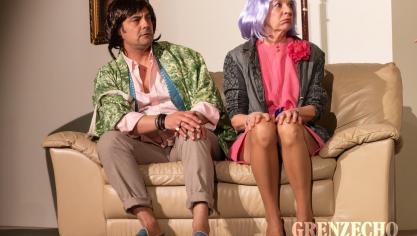 <p>Theatergruppe Crombach mit „Die Physiker“</p>
