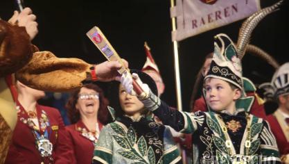 <p>Kinderprinzenproklamation in Raeren</p>
