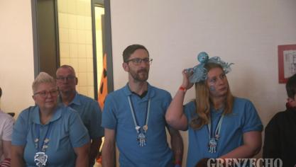 <p>Kinderprinzenproklamation in Raeren</p>
