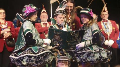 <p>Kinderprinzenproklamation in Raeren</p>
