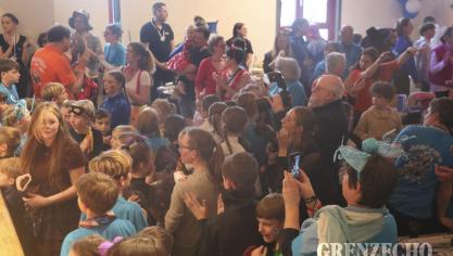 <p>Kinderprinzenproklamation in Raeren</p>
