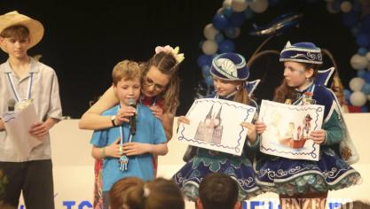 <p>Kinderprinzenproklamation in Raeren</p>
