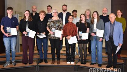<p>Preisverteilung der Musikakademie der Deutschsprachigen Gemeinschaft</p>
