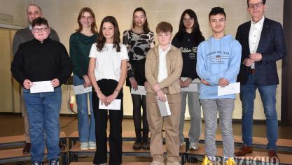 <p>Preisverteilung der Musikakademie der Deutschsprachigen Gemeinschaft</p>
