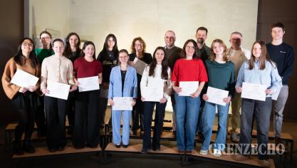 <p>Preisverteilung der Musikakademie der Deutschsprachigen Gemeinschaft</p>
