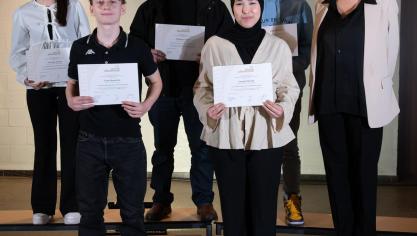 <p>Preisverteilung der Musikakademie der Deutschsprachigen Gemeinschaft</p>
