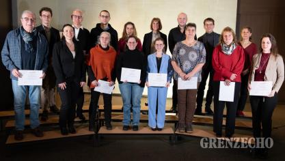 <p>Preisverteilung der Musikakademie der Deutschsprachigen Gemeinschaft</p>
