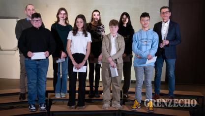 <p>Preisverteilung der Musikakademie der Deutschsprachigen Gemeinschaft</p>
