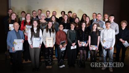 <p>Preisverteilung der Musikakademie der Deutschsprachigen Gemeinschaft</p>

