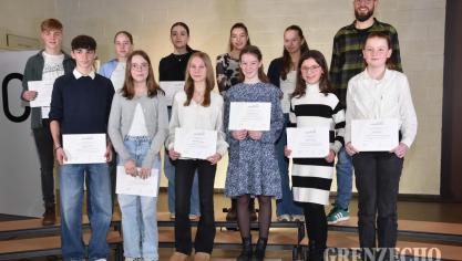 <p>Preisverteilung der Musikakademie der Deutschsprachigen Gemeinschaft</p>
