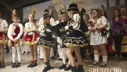 <p>Kinderprinzenproklamation in Kettenis</p>
