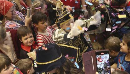 <p>Kinderprinzenproklamation in Kettenis</p>
