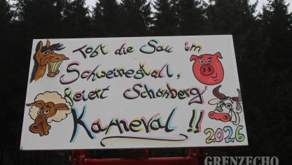 <p>Rosenmontagszug in Schönberg</p>
