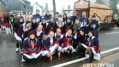 <p>Rosenmontagszug in Büllingen</p>
