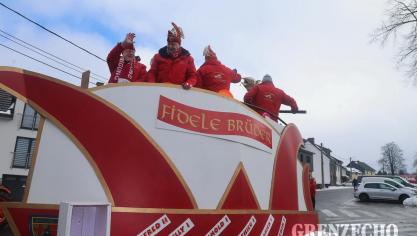 <p>Rosenmontagszug in Büllingen</p>
