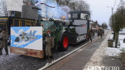 <p>Rosenmontagszug in Büllingen</p>
