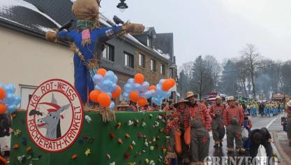 <p>Rosenmontagszug in Büllingen</p>

