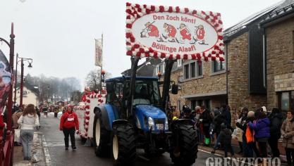 <p>Rosenmontagszug in Büllingen</p>
