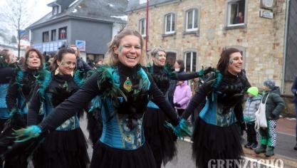 <p>Rosenmontagszug in Büllingen</p>
